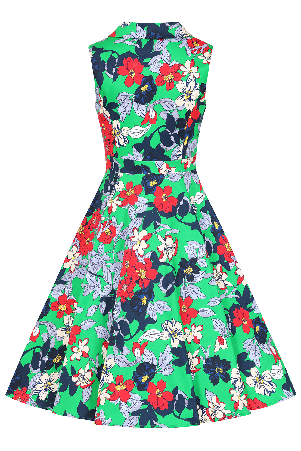 Emerald Botanica Swing Dress